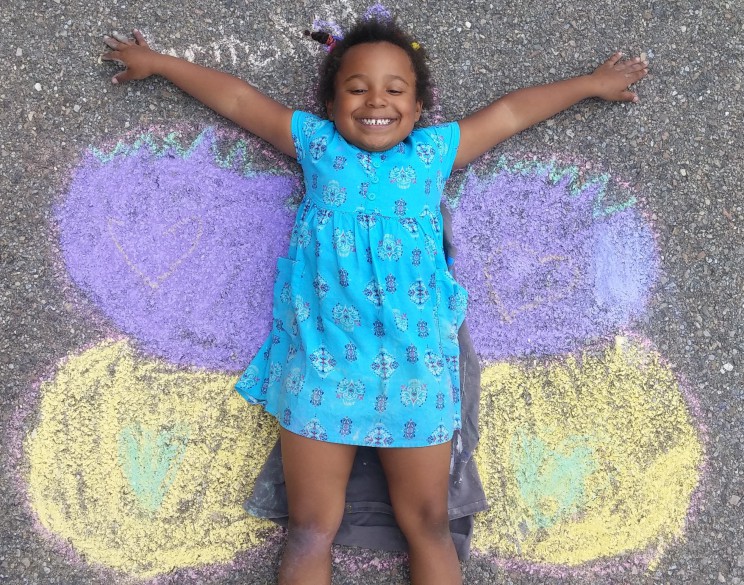 Teacher Talk: Kindergarten Students Create Symmetrical Butterfly Wings