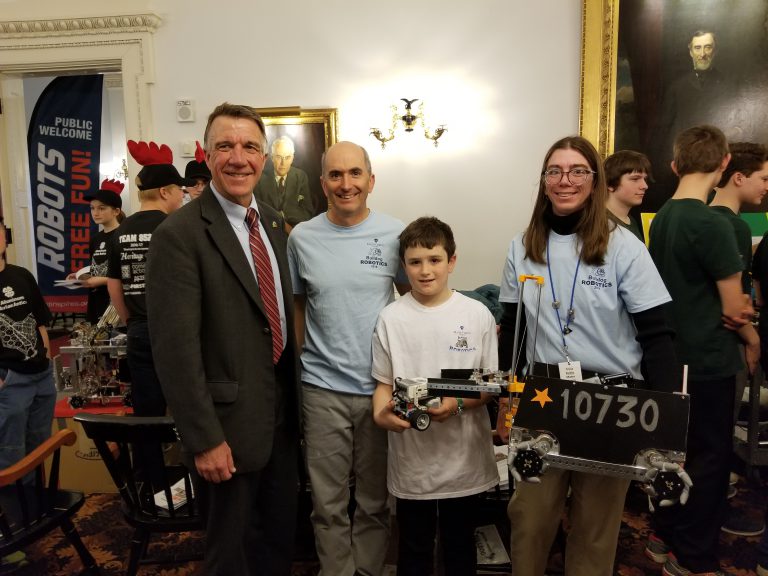 MCS Bulldogs Robotics Visit The State House
