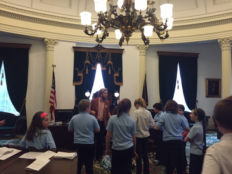 Mater Christi School 4th Graders Visit the Vermont State House and Historical Society